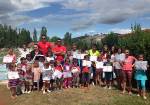 Finalización cursos natacion Julio. Entrega de diplomas